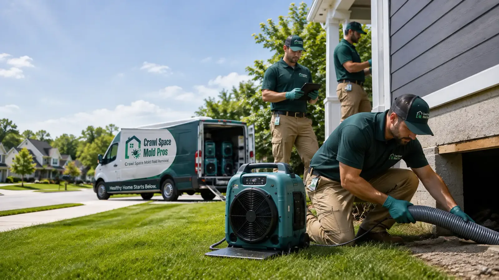 Crawl Space Mold Removal in Bay Port, MI